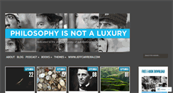 Desktop Screenshot of philosophyisnotaluxury.com